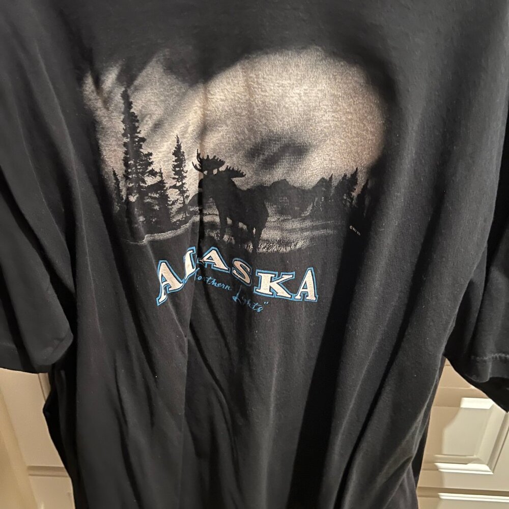 ALASKA NORTHERN LIGHTS T SHIRT , XL